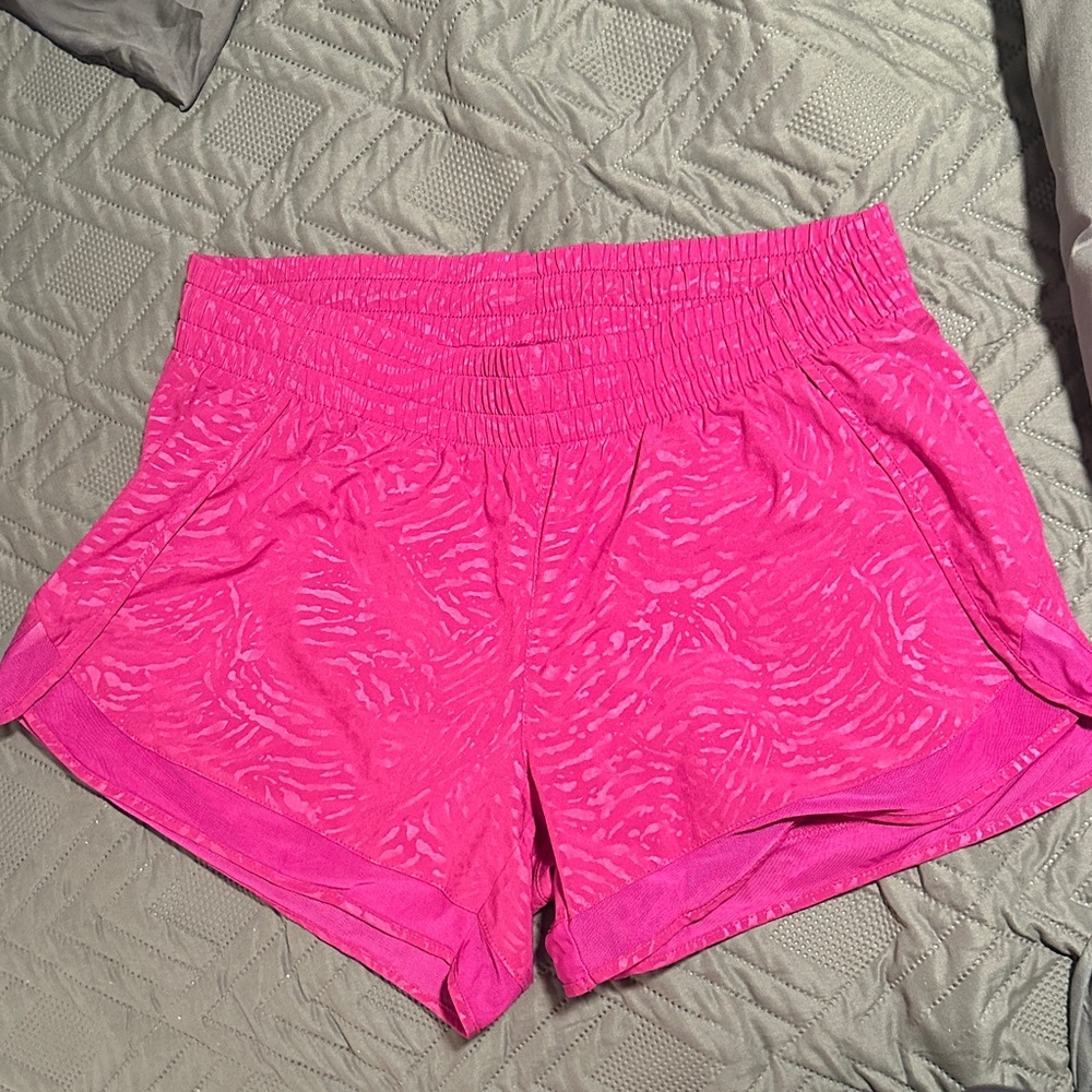 Athleta Vibrant Pink Athletic Shorts